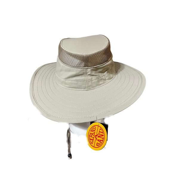 NWT Expand-A-Band Khakis Outdoor Safari Unisex Vented Sun Hat - Picture 3 of 3